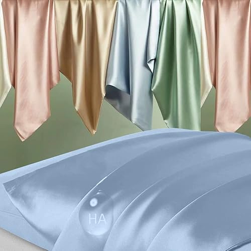 Miniatura 2 de Funda de almohada de seda para cabello y piel, fundas de almohada de seda de morera, tamaño King, antiacné, refrescante, para dormir en ambos lados,