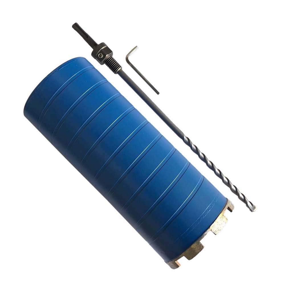 4-1/4" Diamond Dry Core Bit for Brick and Block with SDS Plus Pilot Bit Adapter, 9.5" Drilling Depth