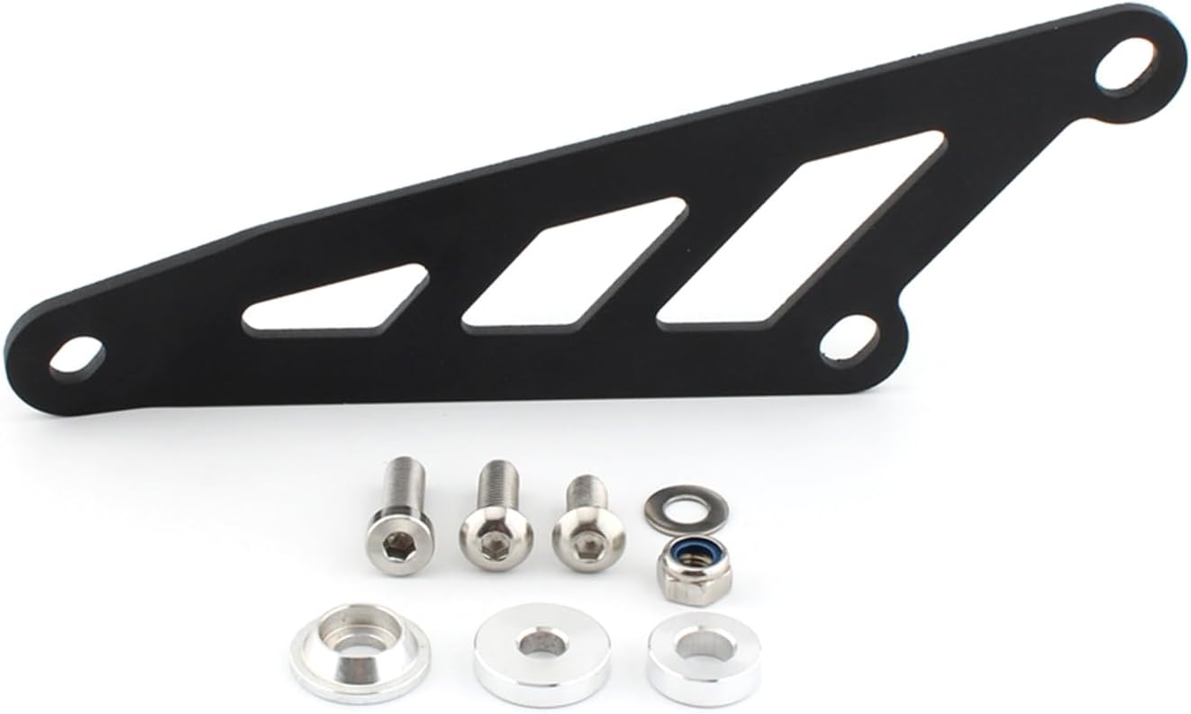 Motorcycle Aluminum Exhaust Pipe Hanger Bracket Muffler Pipe Support Guard Holder Compatible with ZX-10R ZX10R 2004-2005