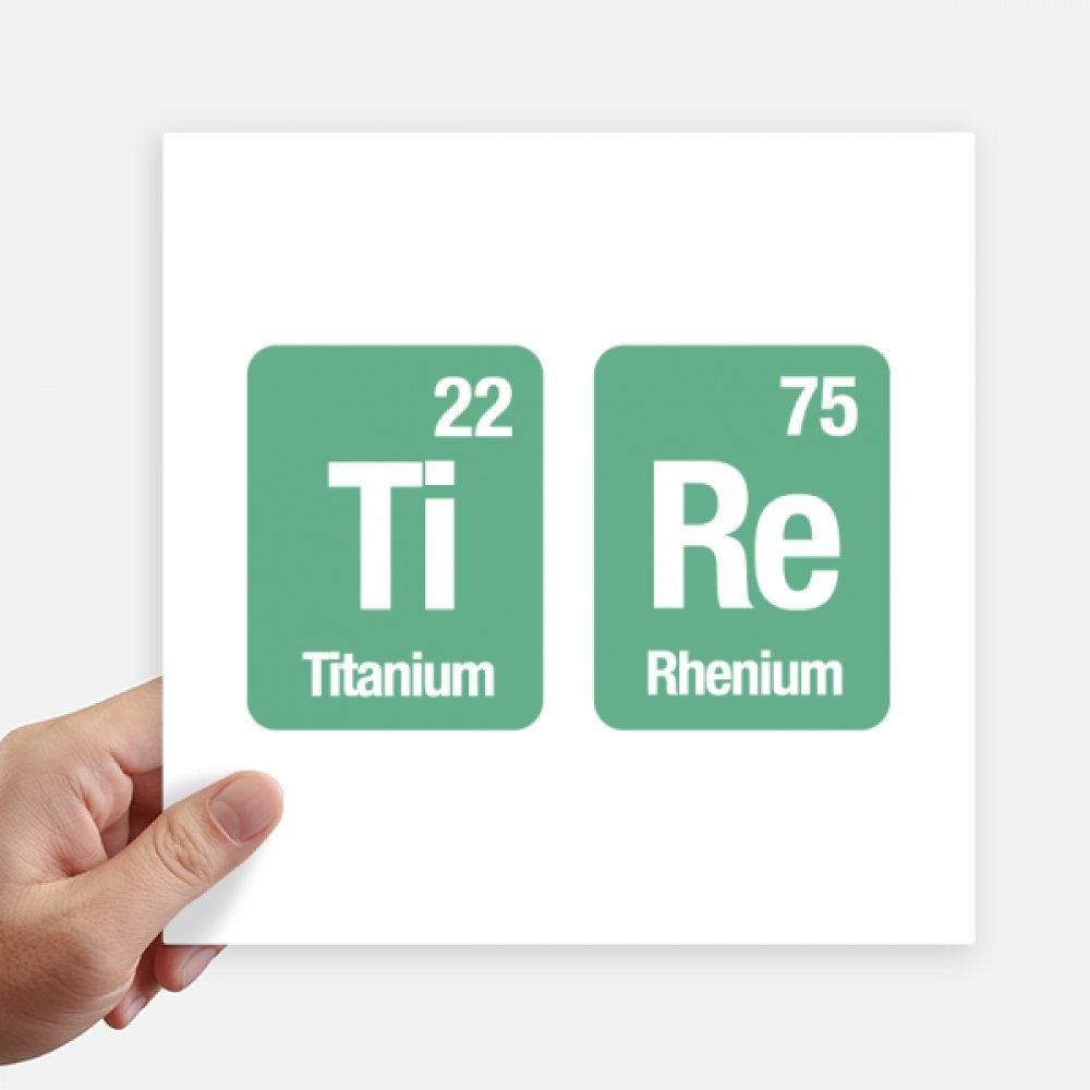 Sticker science élément chimique pour relooker une valise ou un mur abîmé