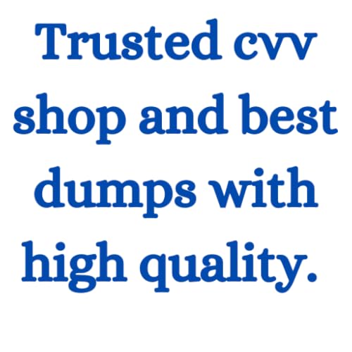 Trusted cvv shop and best dumps with high quality.