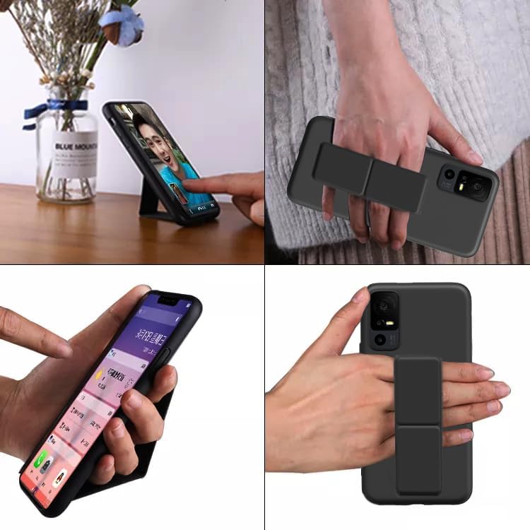 Miniatura 5 de Compatible con TCL 40 XE 5G  TCL 40 X 5G Funda de teléfono, Funda con soporte para ocultar soporte plegable a prueba de golpes, funda protectora de