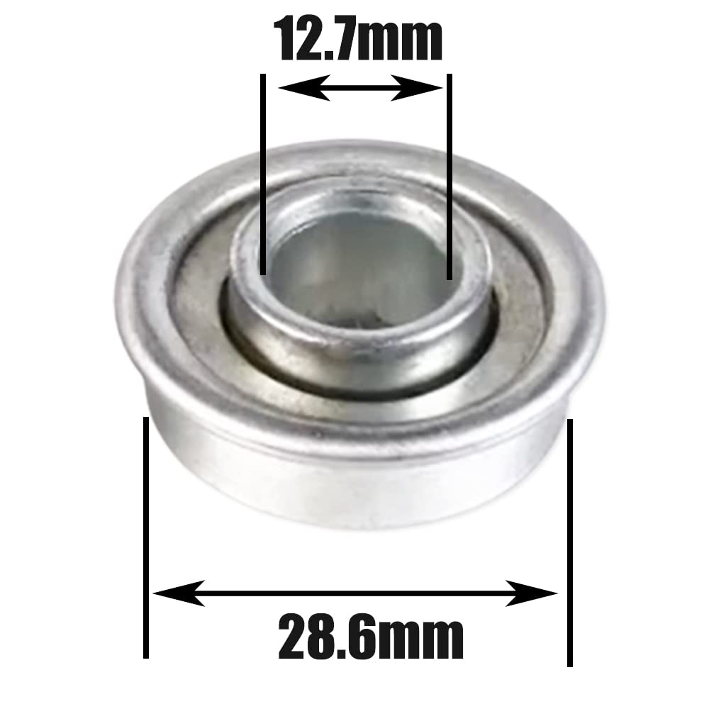 8 Uds. Rodamiento de Rueda cortacésped 12,7mm X 28,6mm Tractor césped Tractor Ruedas rodamiento de Bolas rodamiento de Rueda