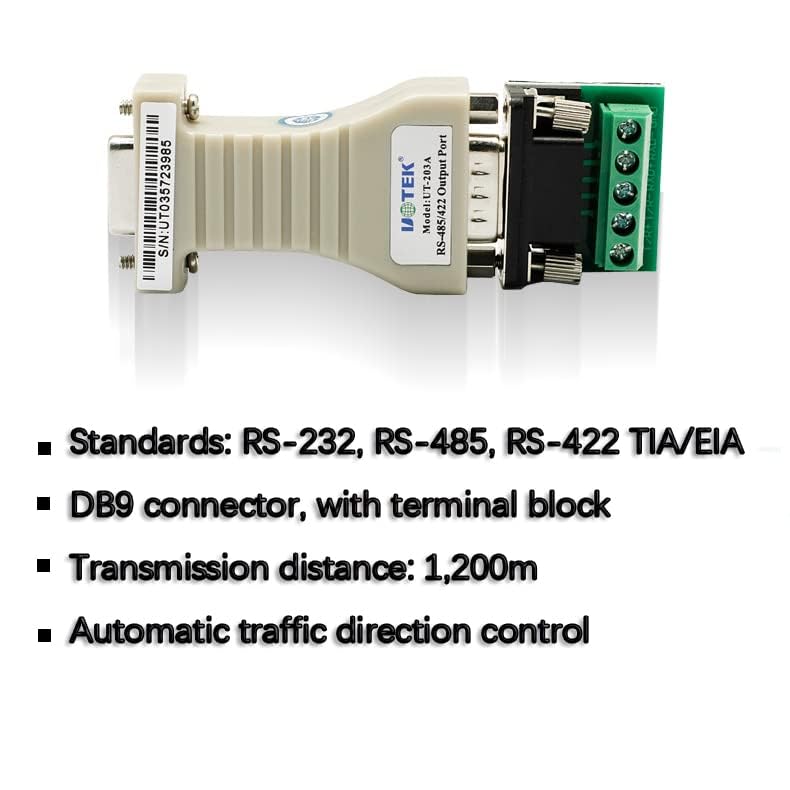 Convertisseur RS232 vers RS485 avec protection ESD intégrée et auto-alimentation
