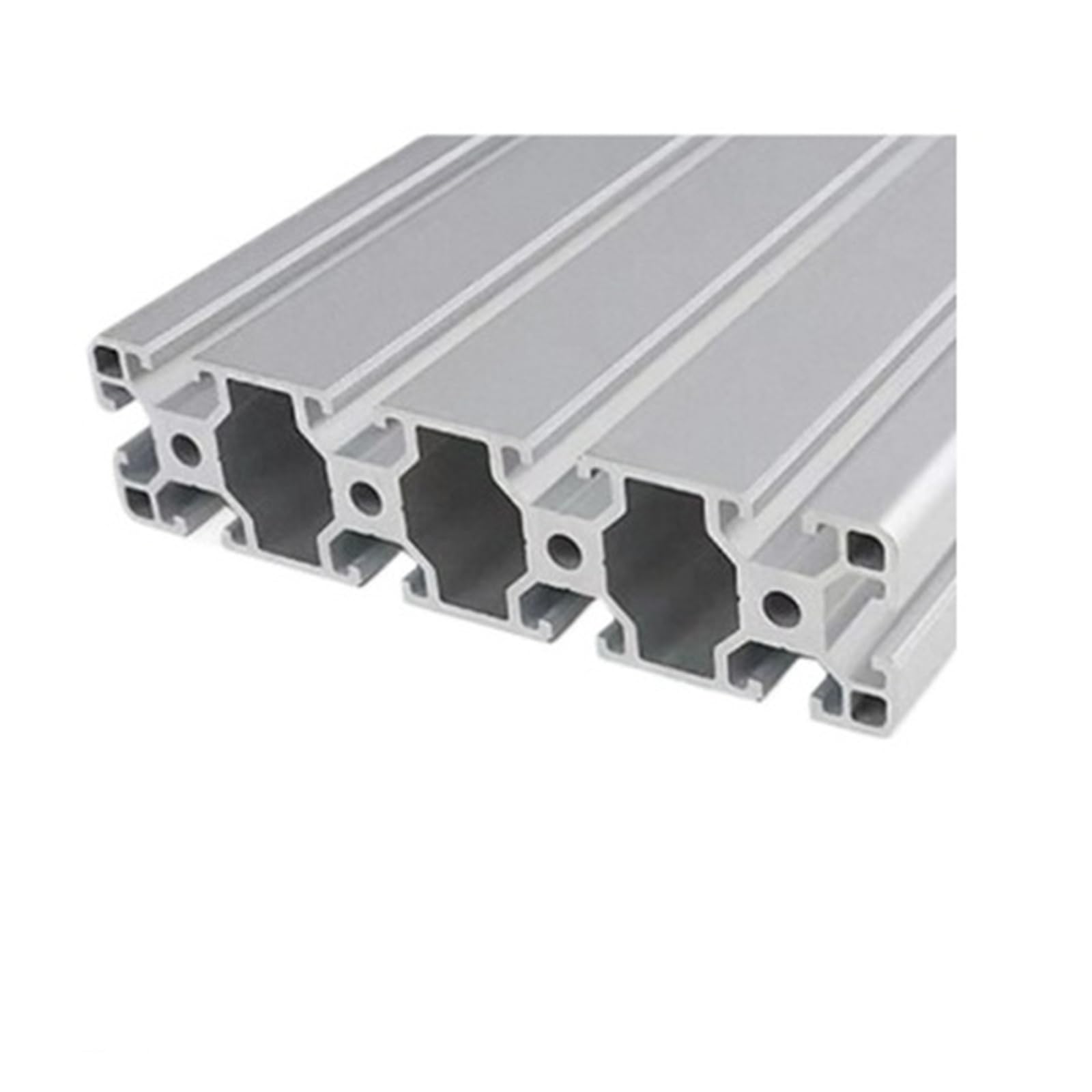 HHB18I Aluminum profile extrusion 4040/4080/40120 CNC aluminum profile 3D printer parts anode wire guide aluminum profile(500mm,1pc,OB40160)