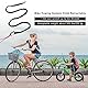 URAQT Abschleppseil Fahrrad Kinder,3 Meter Abschleppseil Kinder Selbsteinziehend Tragfähigkeit 500 lbs Elastisch Recovery Tow Strap Abschleppgurt für Kinder Fahrrad MTB Mountainbike Schwarz