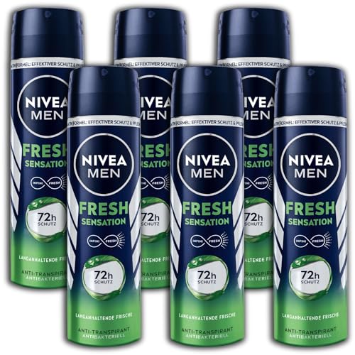 Deodorante spray Nivea Men Fresh Sensation, 6 x 150 ml