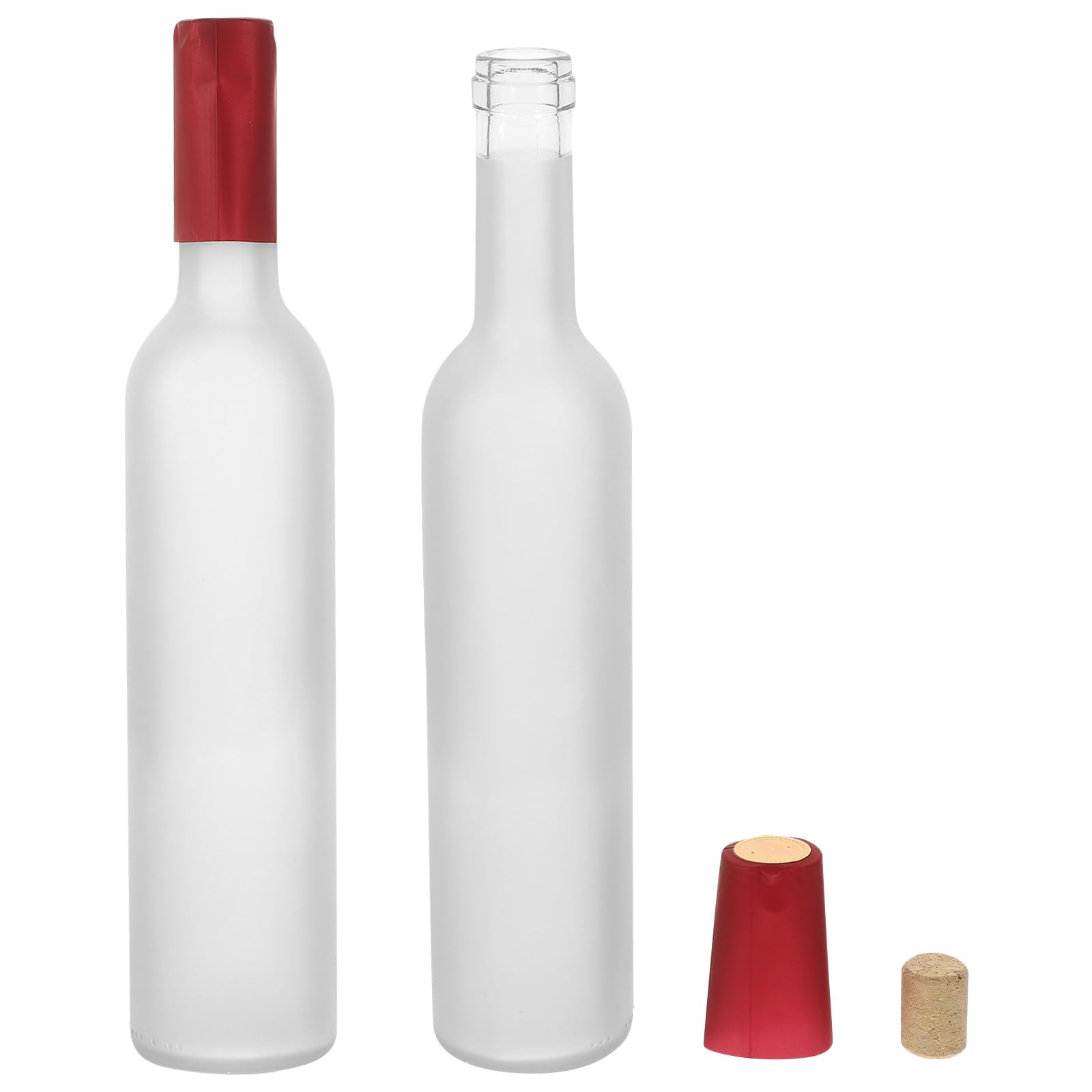 Bouteilles de vin en verre 500ml multifonctionnelles pour stockage de jus et vase à fleurs
