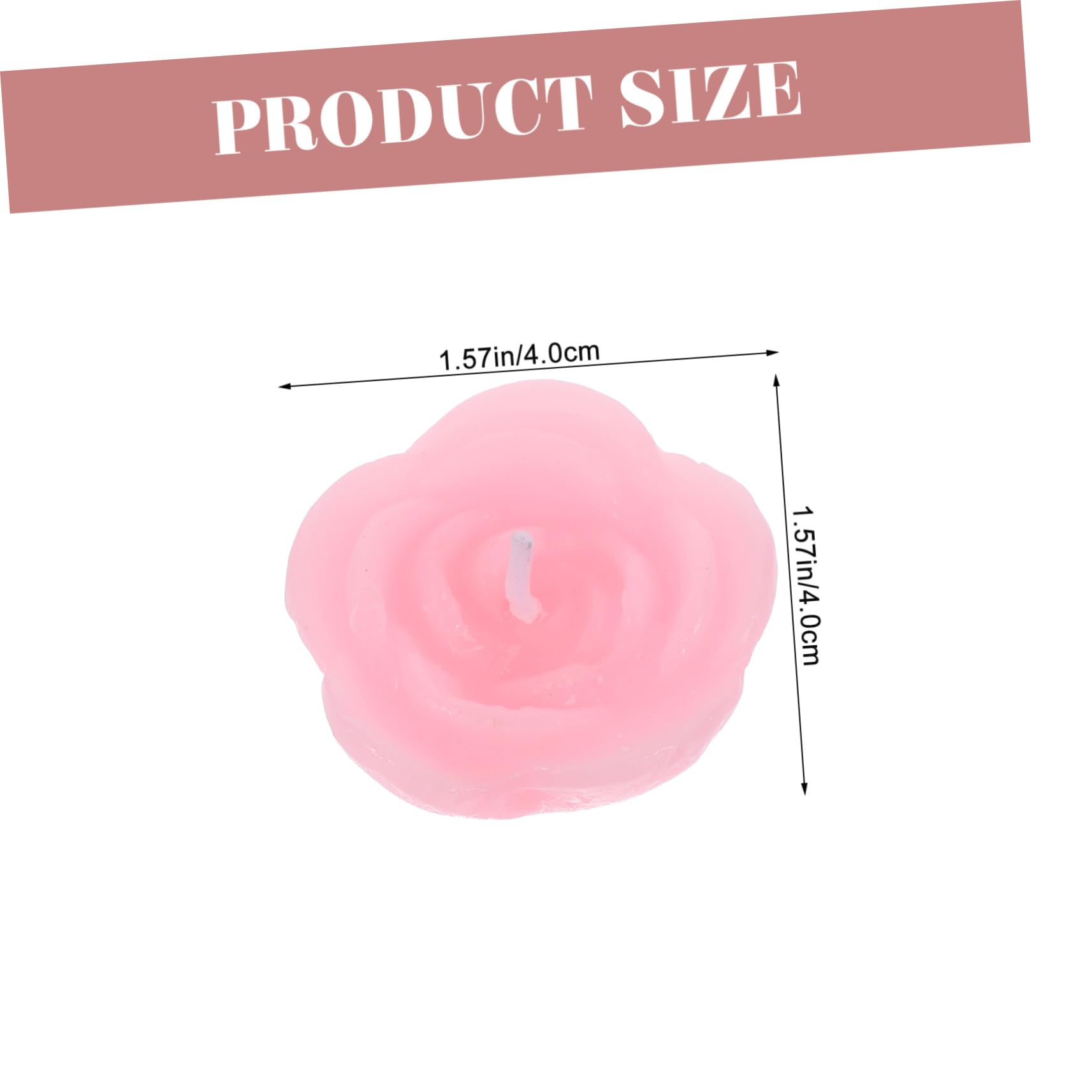 Cabilock 3 Set Di Candele Tealight A Forma Di Fiore Decorazioni Galleggianti Per La Casa Matrimoni Feste Rose Antifumo 6 Pezzi*3