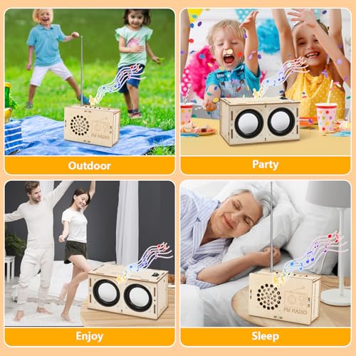 Stem Projects Toys for Boys age 8-12 12-14 Science Kit Building Own Bluetooth Speaker & FM Radio DIY Electronics Kit Science Experiments Kid 9-12 Boy Toys Birthday Gift 8 9 10 11 13 Year Old Teen Girl - Image 6