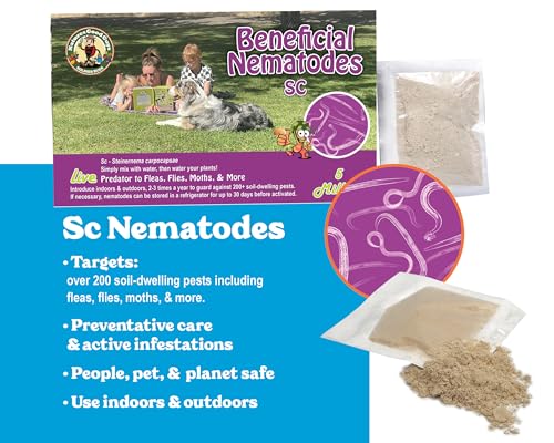 50 Million Live Beneficial Nematodes Sc - Flea and Fly Exterminator