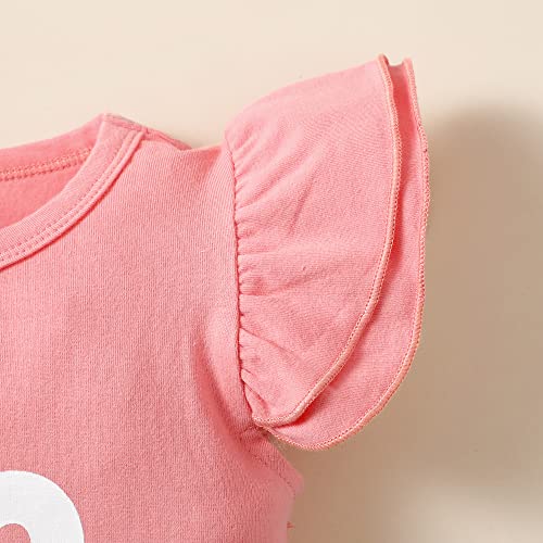 Image of Big Sister Shirt Big Sister Announcement Toddler T Shirts Promoted to Girls Outfit Ruffle Sleeve Shirt Sleeveless Top Blouse