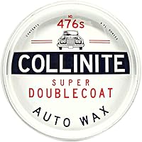 Collinite 476S Super Doublecoat Wax: Carnauba + Polymer for High Gloss Shine & 7-10 Month Hydrophobic Protection (9oz)