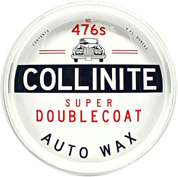 Collinite 476 Super Doublecoat Wax-Carnauba + Polymer Sealant - High Gloss Shine + Ultra Durable Hydrophobic Beading & Long-Lasting Paint Protection for Cars, Trucks, and Motorcycles 9 fl oz