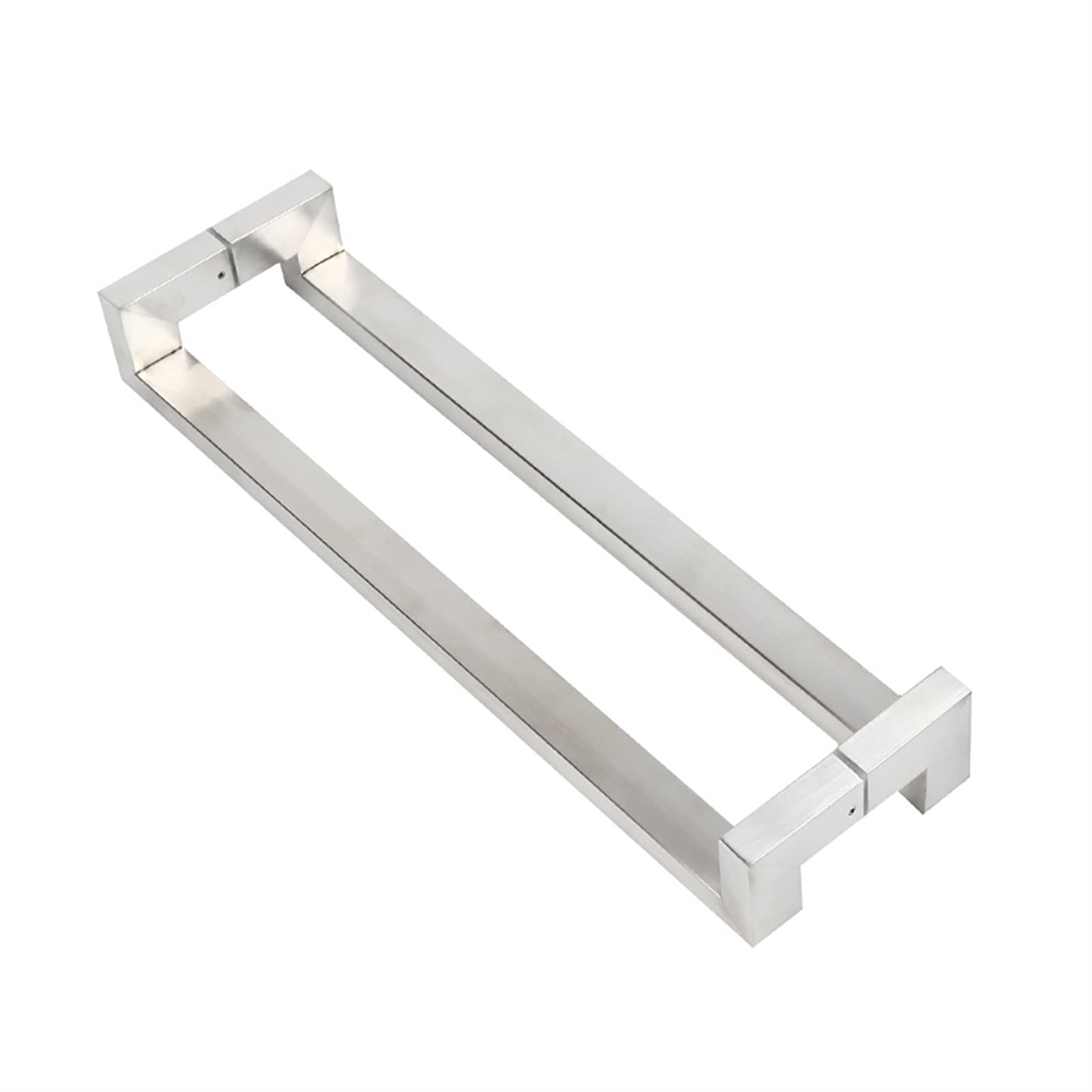 Poignée de porte en acier inoxydable brossé carré de 800mm haute résistance