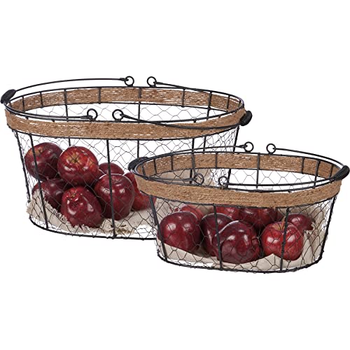 Primitives-by-Kathy-Oval-Decorative-Bin-Set Primitives by Kathy Oval Decorative Bin Set