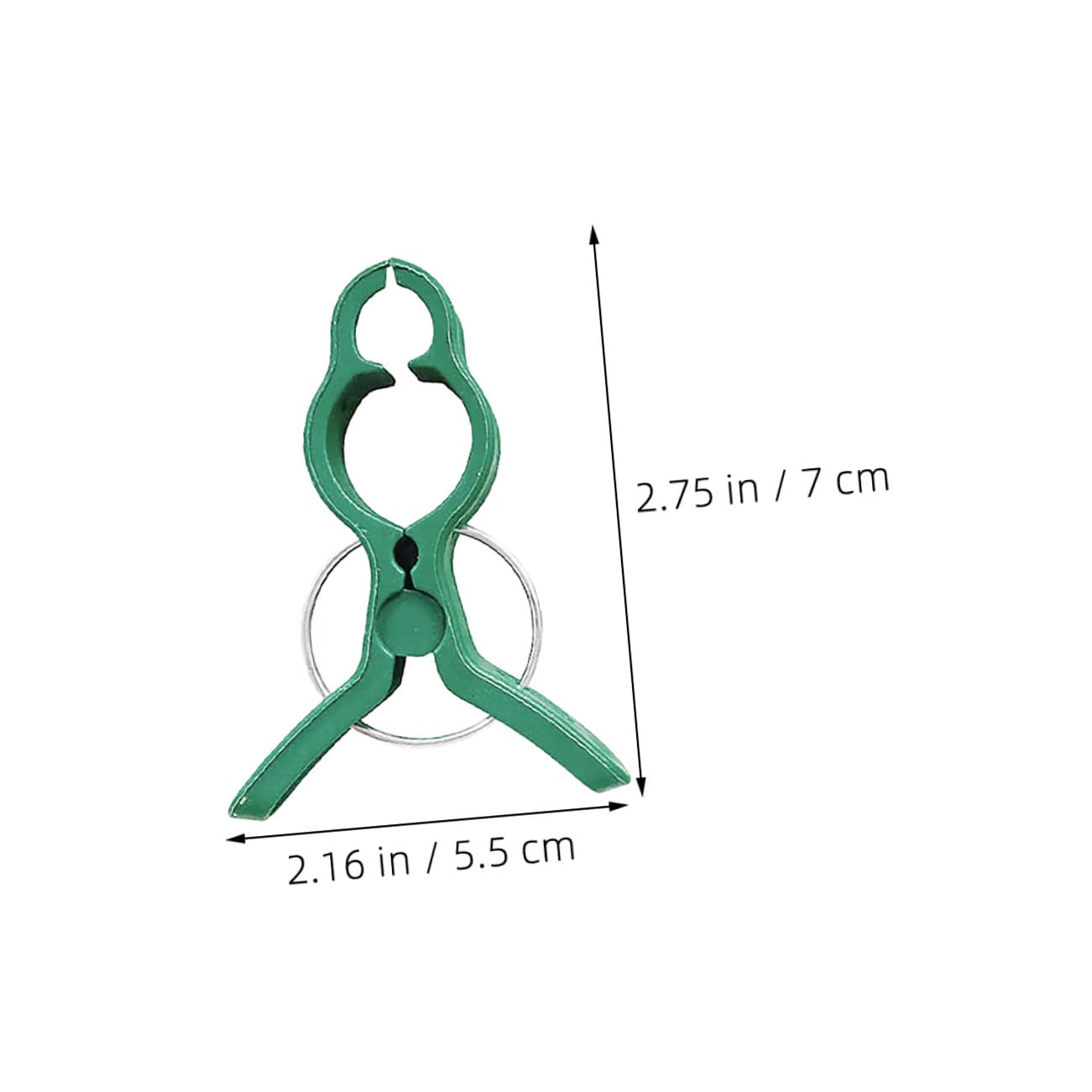 NUOBESTY 60 Stück Pflanzenclips Kunststoff Großer Gartenstützclip Für Kletterpflanzen Tomaten Blumen Gemüse Rankhilfe Wiederverwendbar