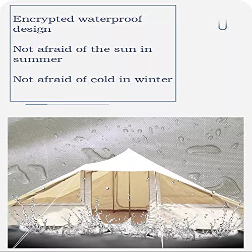Carpa para camping doble con puertas y toldo miniatura 7