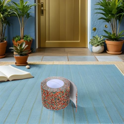 Tiras Antideslizantes de Epdm MAGICLULU Rollo de Caucho de 300x10 Cm 6