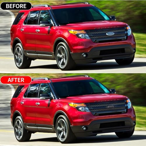 Image of for Ford Emblem,Flag Emblem 9 Inch Front Grill Rear Tailgate Emblem Fit for 04-14 F150 /11-14 Edge /11-16 Explorer /06-11 Ranger /07-14 Expedition