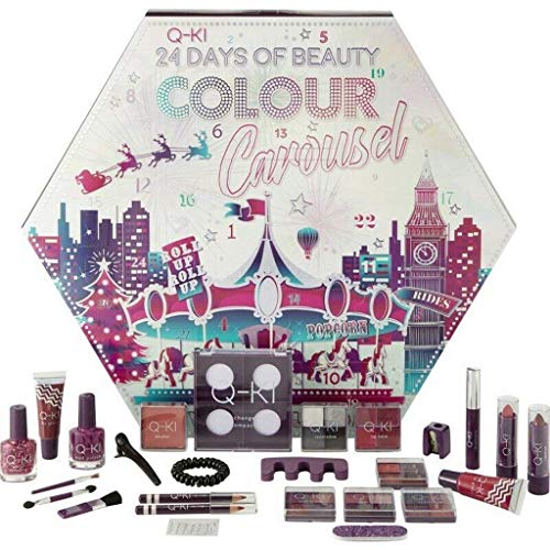 Q-KI Color Carrusel Maquillaje Adviento Navidad Calandar