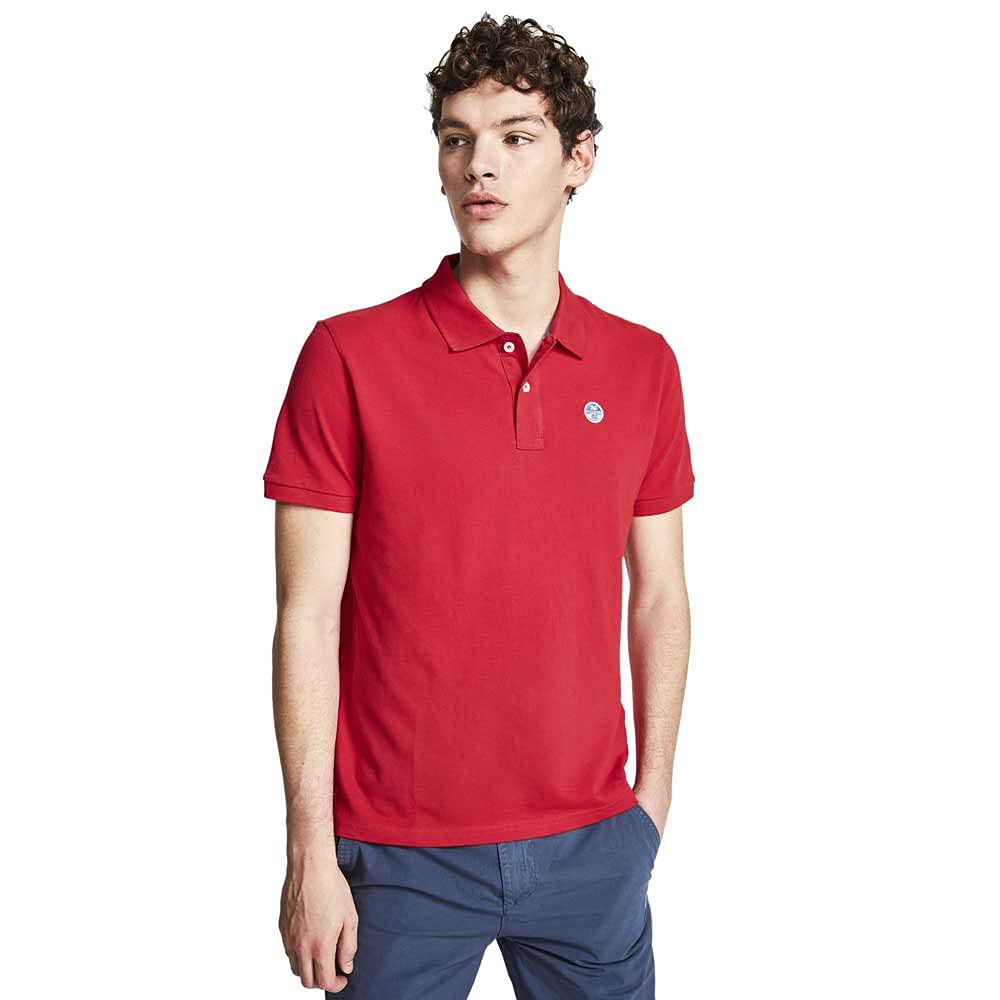 NORTH SAILS Polo S/S W/Logo Maglietta Polo Uomo (Pacco da 1)