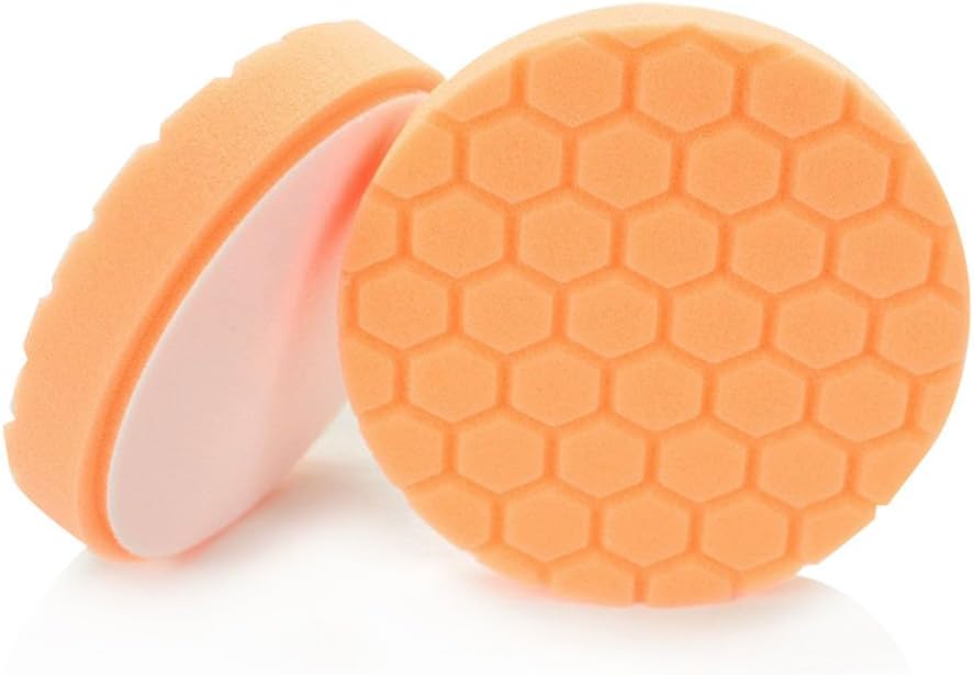 BUFX102HEX4 Hex-Logic 4-inch Medium-Heavy Cutting Pad (Orange)