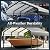 Metal Carport, Heavy Duty Metal Carport Canopy with Galvanized Steel Roof and Frame, Permanent Garage for Pickup, Bass Boat, Trucks, Car and Tractors