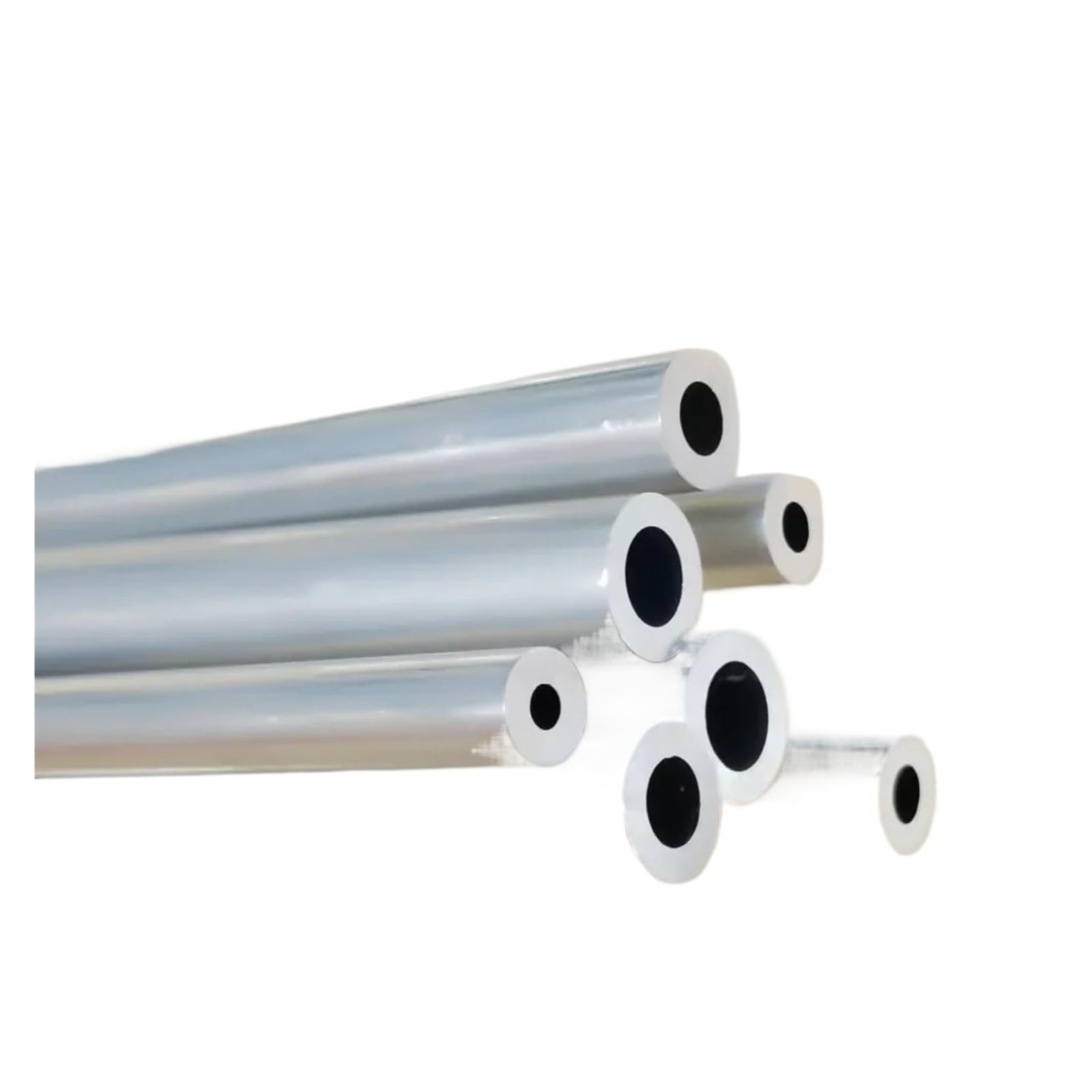 Aluminium Rundrohr Aluminiumrohr OD21-25mm Länge 300mm 500mm Rundes Aluminiumlegierungsrohr Gerader großer Außendurchmesser 6063 Dicke 0,5-11 für Heimwerker(500mm,OD 22 x ID 13mm)