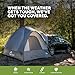 Napier Backroadz SUV Tent | 10' x 10' Vehicle Camping Tent | Fits All CUVs, SUVs, and Minivans​ | Sleeps 5 | Spacious, Durable, Easy Set-up | Gray/Green | Model 19100