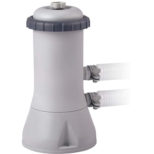 INTEX 28638 Depuradora de cartucho Filtros tipo A, 3785 L/h, Color Gris Y Negro