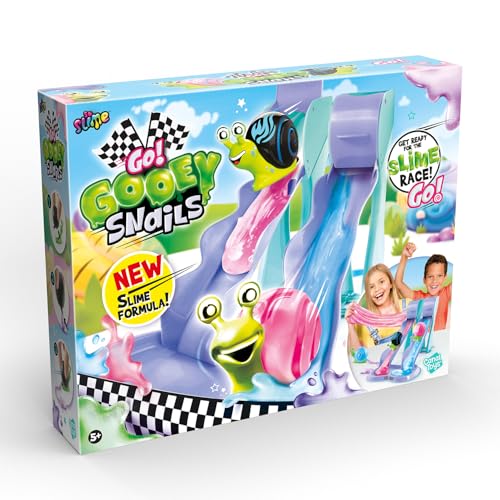 Canal Toys Slime Race Set for Kids - Go Gooey Snails Racing Track Toy with Snails, Slides & Slime, Colorful/Multi-colored - Image 2