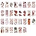 ACWERT Burattini da Dito 30 Tattoo Cicatrice Adesivo Horror ferita temporaneo Halloween PCS novità Divertente Giocattolo Valigetta Bambina 2 Anni (Multicolor, One Size)