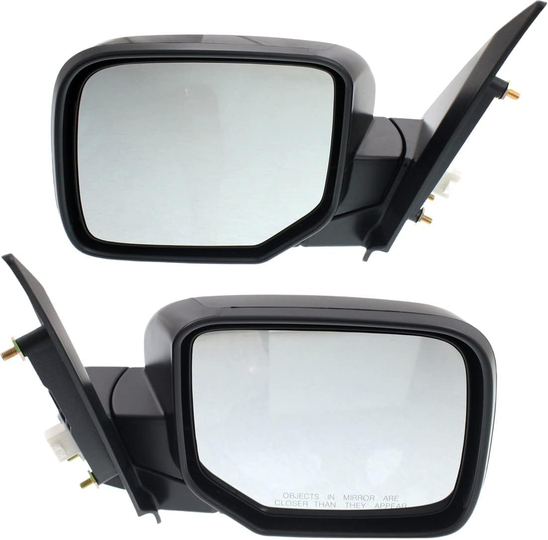 Garage-Pro Driver & Passenger Side Power Non-Heated Mirrors for Honda Pilot 2009-2015 Without Signal Light & Memory Paintable