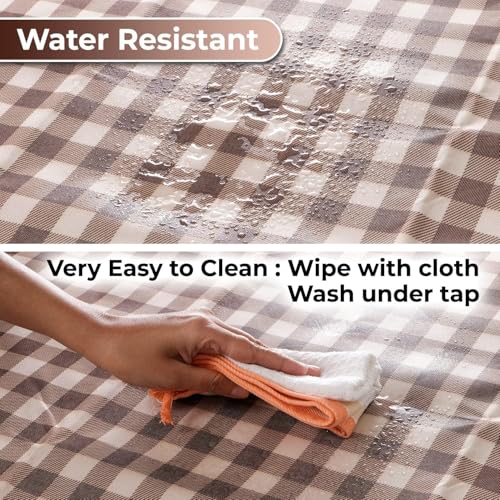 Image of Beach Blanket Outdoor Picnic Blankets Mat 80 inchx60 inch Extra Large Waterproof Sand Proof Camping Blanket Lightweight Folding Portable Travel Blanket for Family Park Beach Grass(Brown)