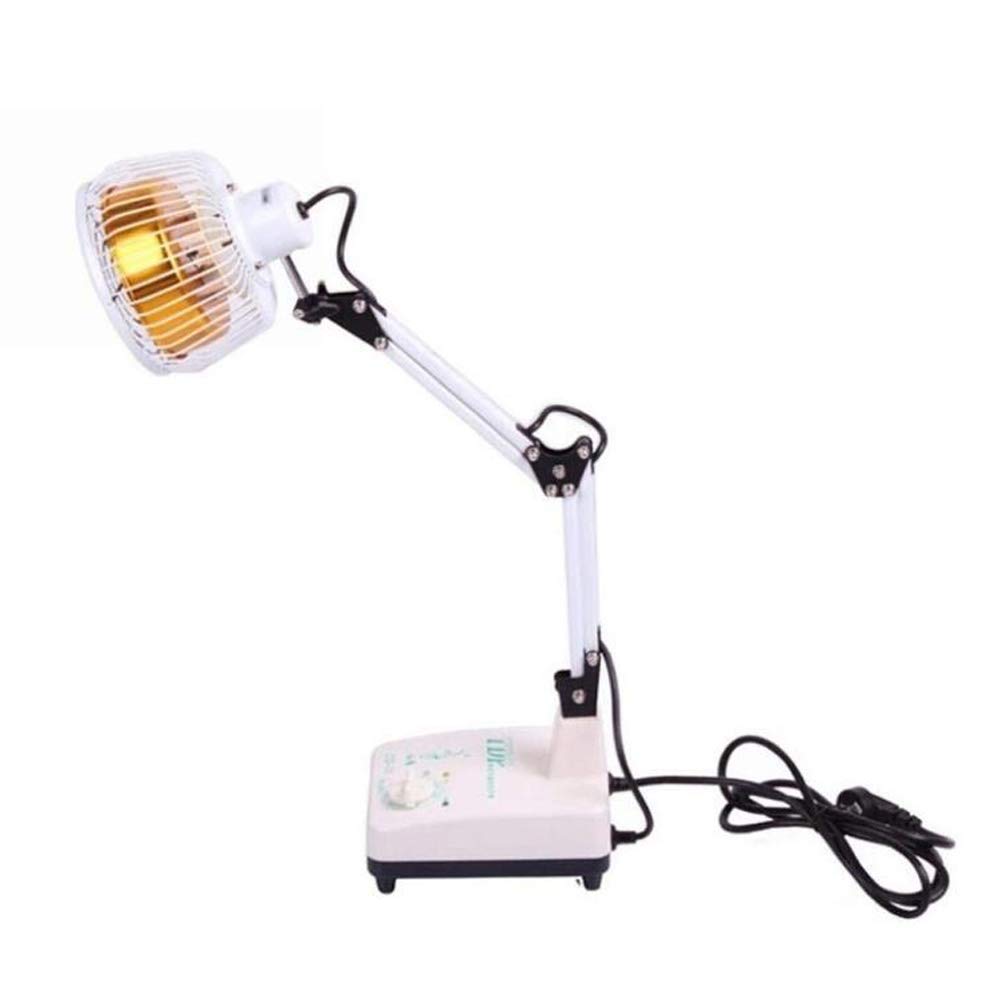 Escritorio TDP Lejos Calor Lámpara Electromagnético Ola Ligero Mineral Terapia para Salud y Belleza 250W, White