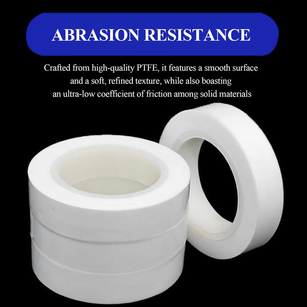 Flexible Teflon-Folienrolle mit PTFE-Schälung | 10 m lange, antihaftbeschichtete und hitzebeständige PTFE-Folie for Dichtungen und den industriellen Einsatz.
