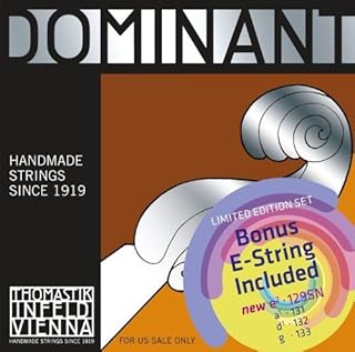 Thomastik Infeld Dominant 135b BONUS Set Synthetic Core 4/4 Violin Strings