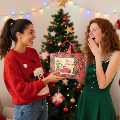 Aliments au chocolat préservés avec ces sacs de Noël à poignées rigides - 3