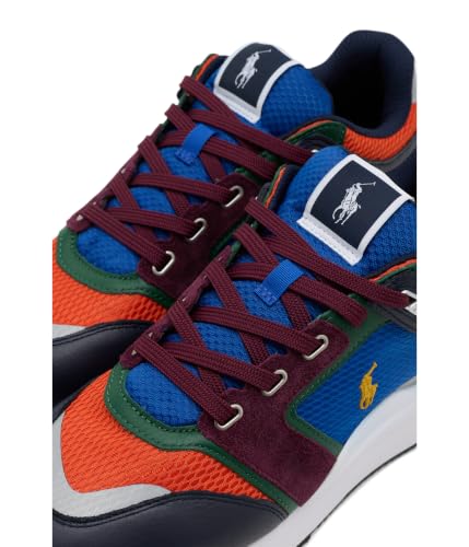 Image of POLO RALPH LAUREN Train 89 Suede & Oxford Sneakers