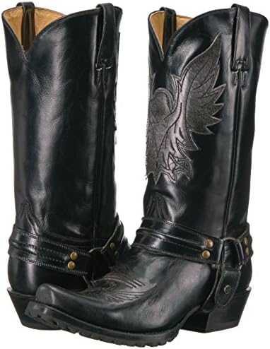 Roper Mens Moto Eagle Lug Boot, Black, 12 D | Image 6