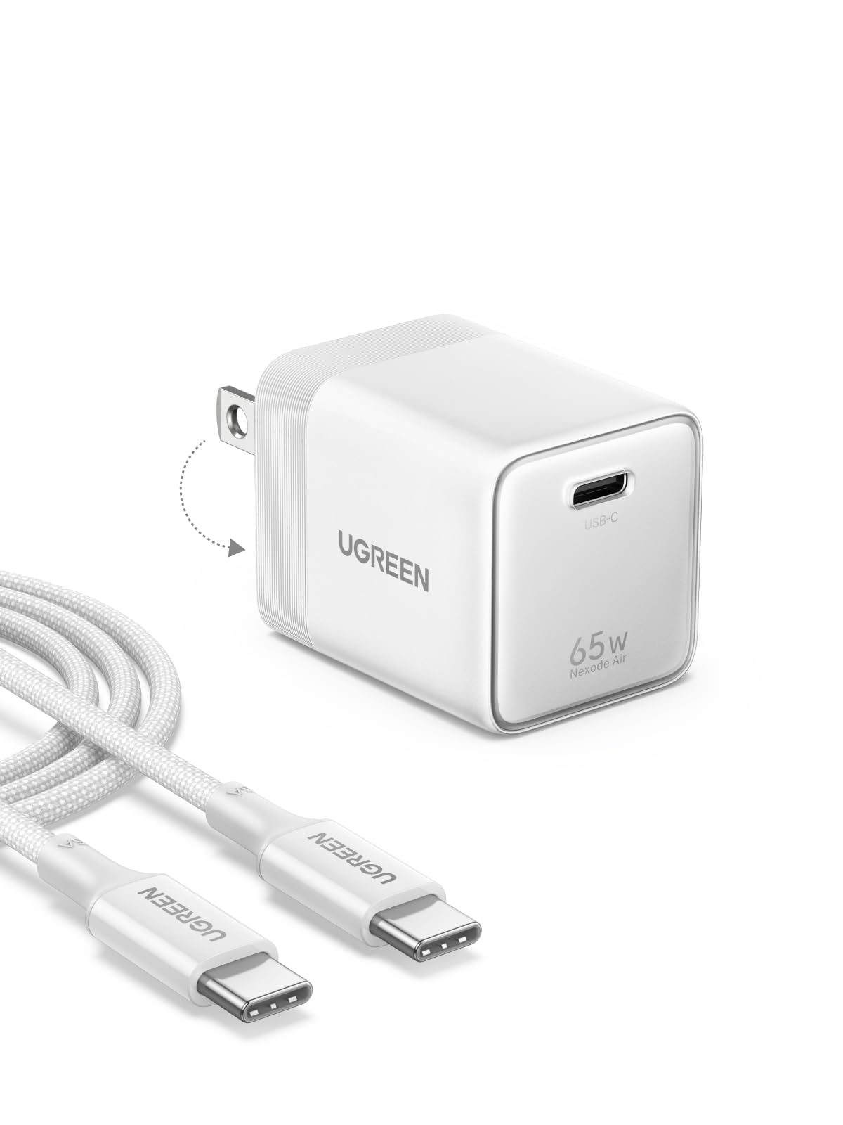 Amazon | UGREEN Air 当社65W最小級 USB-C 超小型 GaN急速充電器