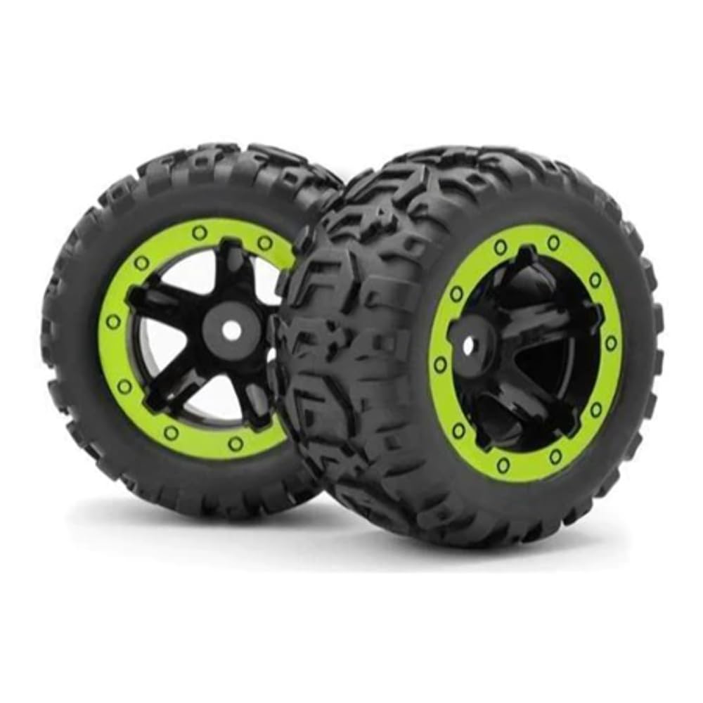 BlackZon 540038 Wheels and Tires, Mounted (1 Pair); Slayer