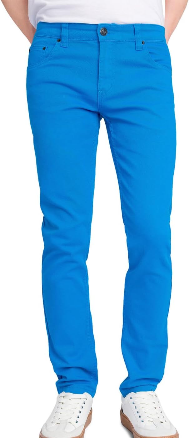 Victorious Men's Skinny Fit Color Stretch Jeans