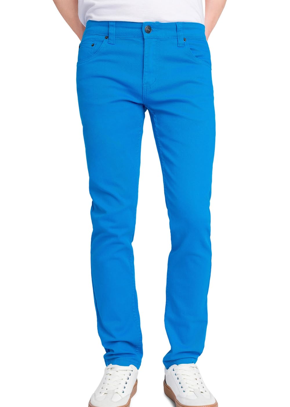 Victorious Men's Skinny Fit Color Stretch Jeans