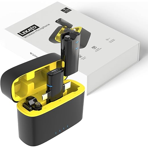 LEKATO Wireless Mic Dual Channel