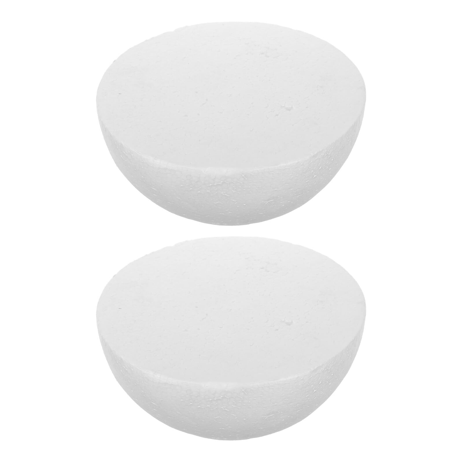 Angoily 2pezzi Sfera di Polistirolo Bianca Emisferica Mezza Sfera in Schiuma per Lavori Artigianali Composizione Floreale Palline Floreali Semicircolari Palline di Schiuma per Matrimoni De