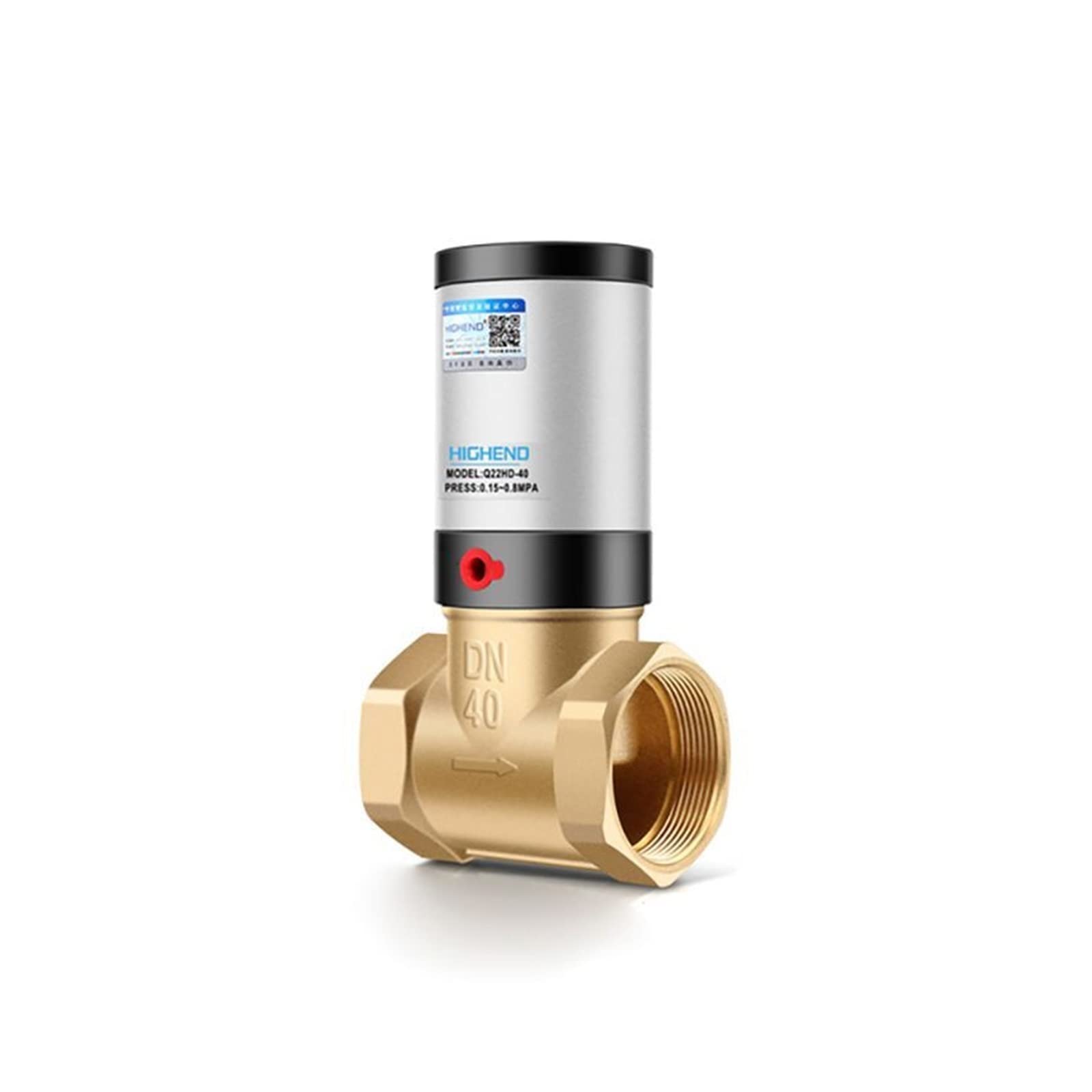 Vanne pneumatique Q22HD en laiton 1-1/2 pour stopper les fuites d'air et de fluide de machine