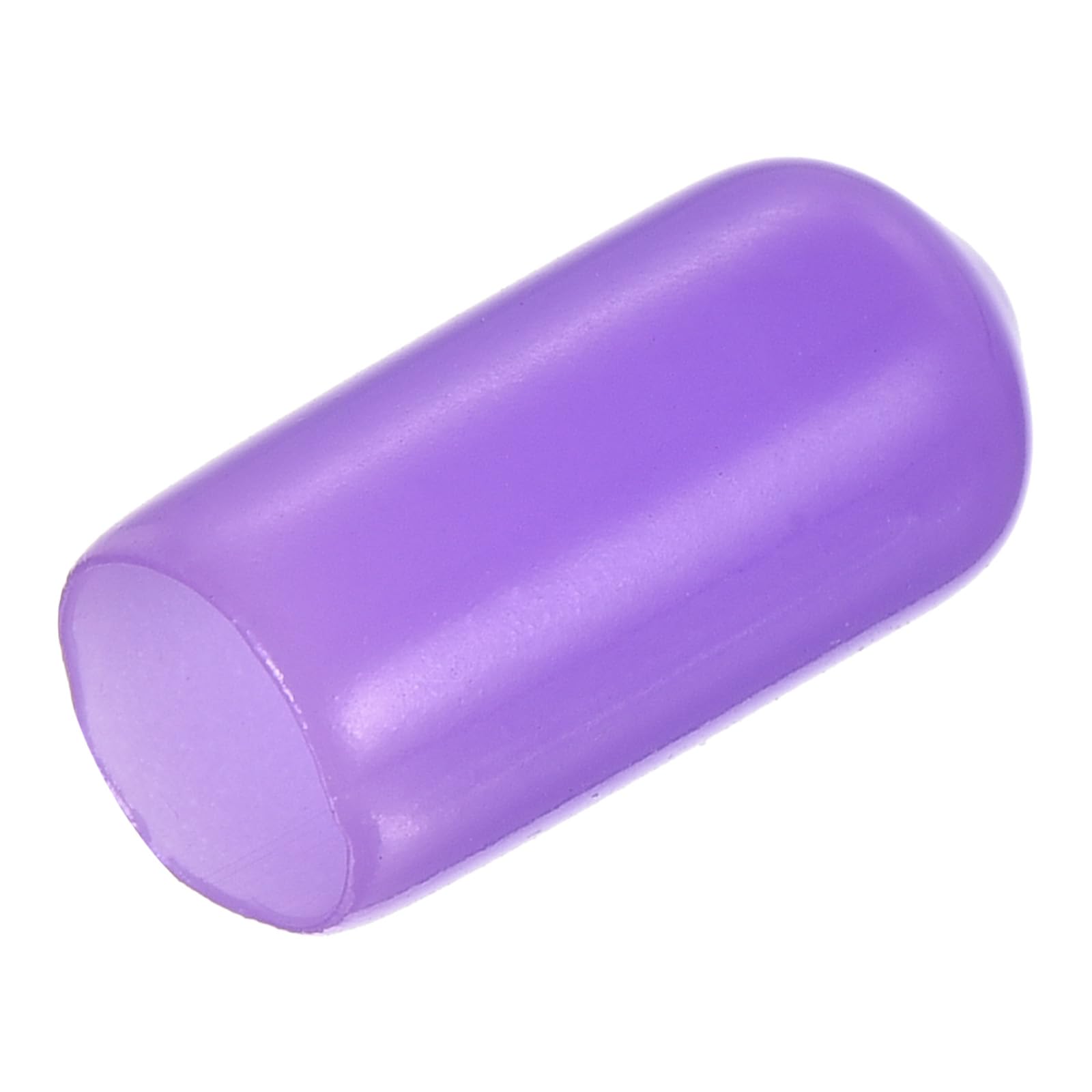 uxcell 20pcs Rubber End Caps 7mm(1/4") ID Vinyl PVC Round Tube Bolt Cap Cover Screw Thread Protectors Purple
