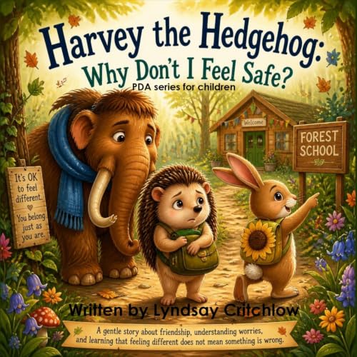Harvey the Hedgehog Audiolibro Por Lyndsay Critchlow arte de portada